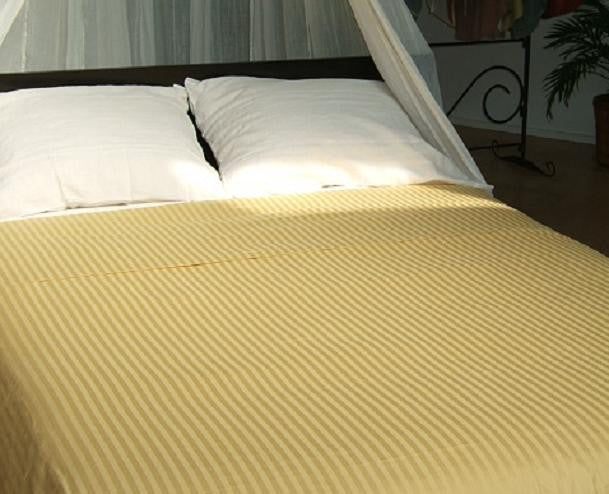 "Marigold" Organic Cotton Sateen Fitted Sheets - Dreamdesigns.ca
