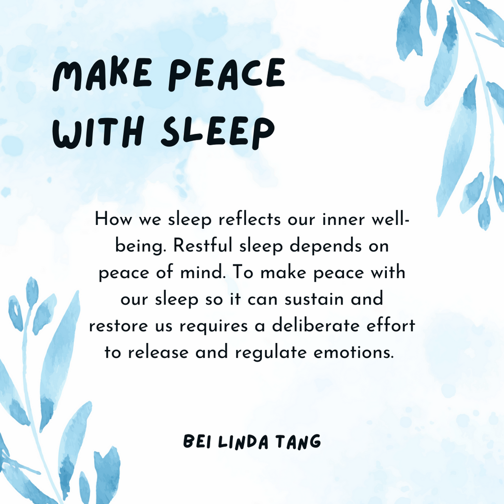 Make Peace with Sleep