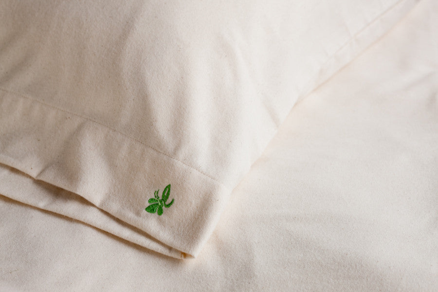 Organic cotton flannel Duvet Cover - Dreamdesigns.ca