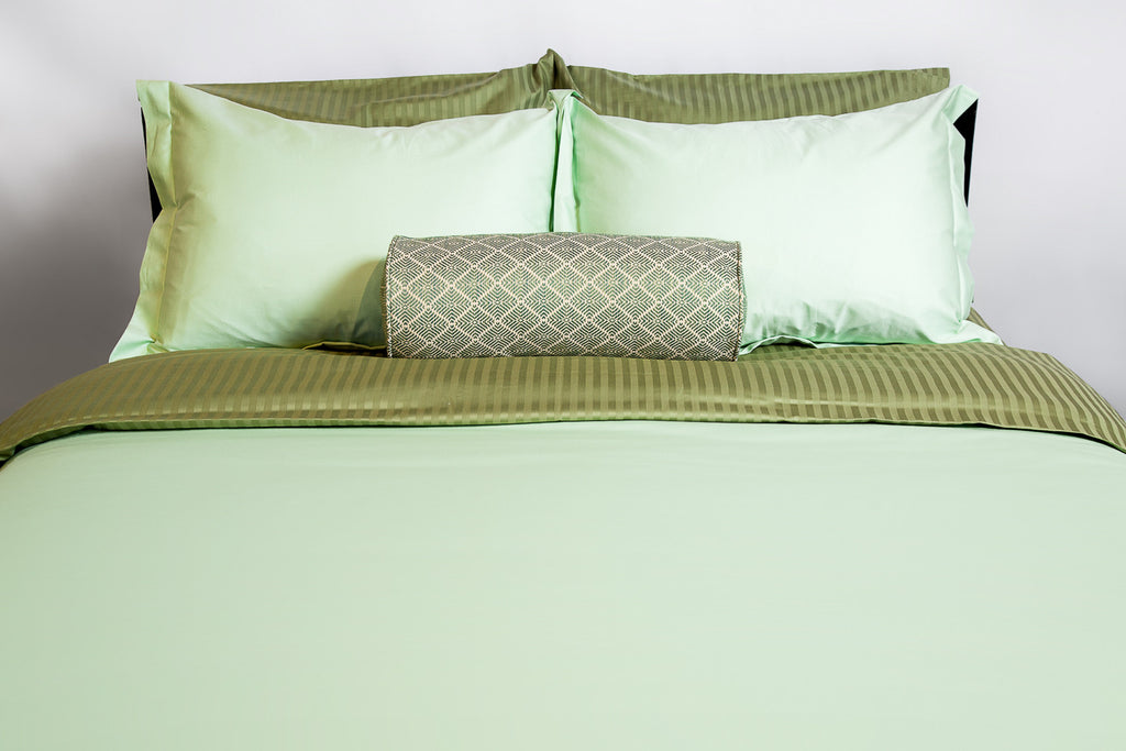"Shades of Green" Organic Bedding Collection - Dreamdesigns.ca