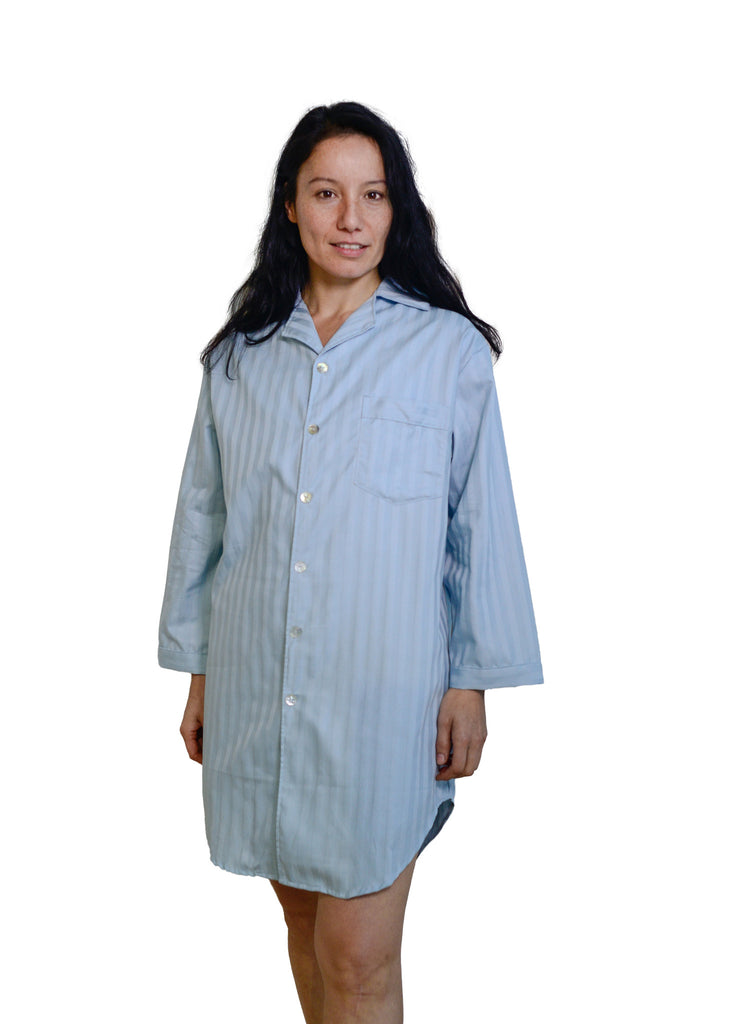 Organic Cotton Sateen Night Shirt - Dreamdesigns.ca