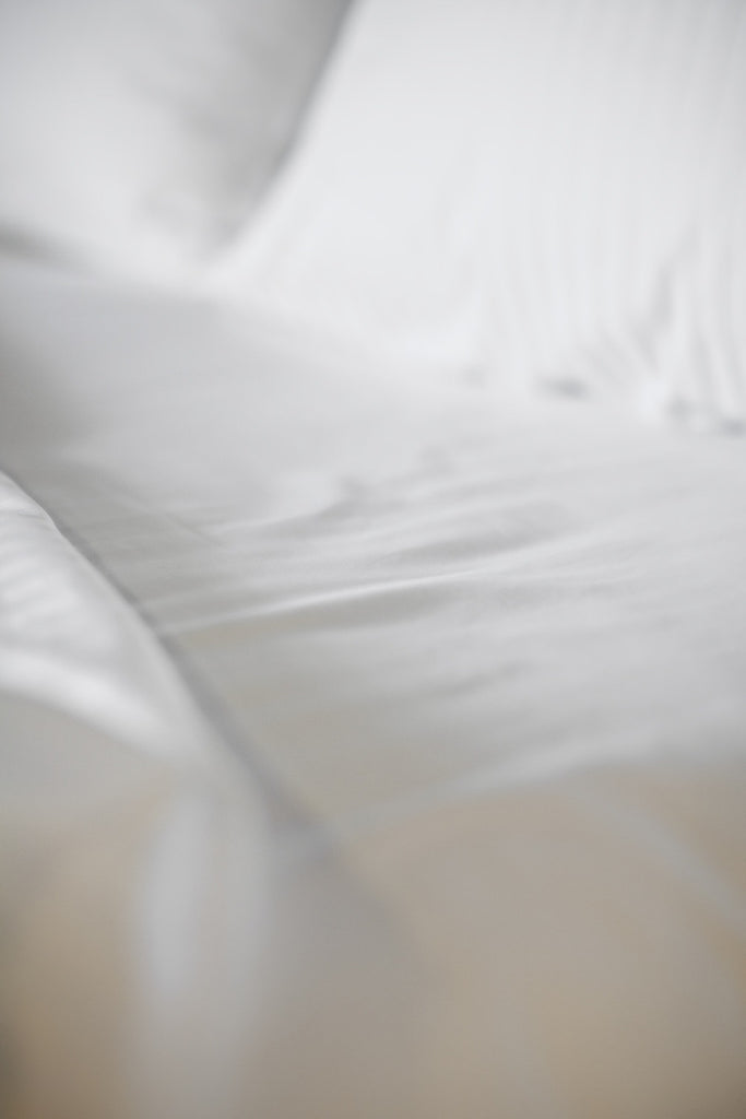 "Berry" Organic Cotton Sateen Flat Sheet - Dreamdesigns.ca