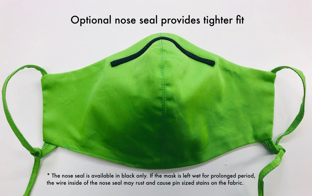 Contouring Organic Cotton Face Mask - Fabric Tie Earloops - Dreamdesigns.ca