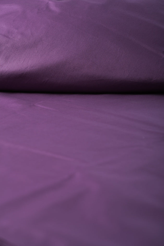 "Violet" Organic Cotton Sateen Fitted Sheet - Dreamdesigns.ca