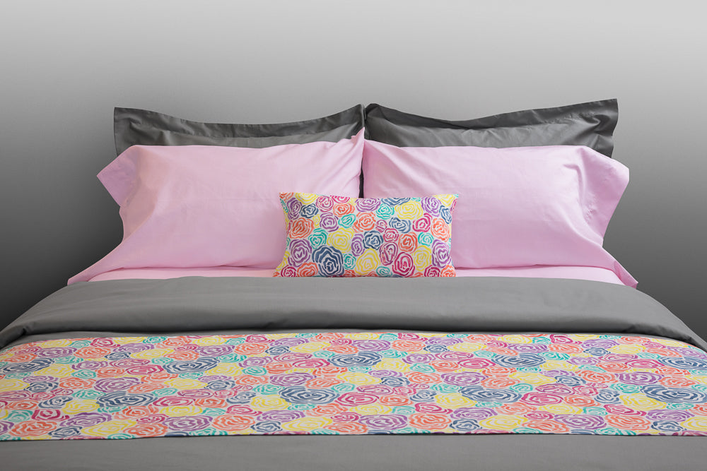 "Blush" organic cotton sateen sheets & sets - Dreamdesigns.ca