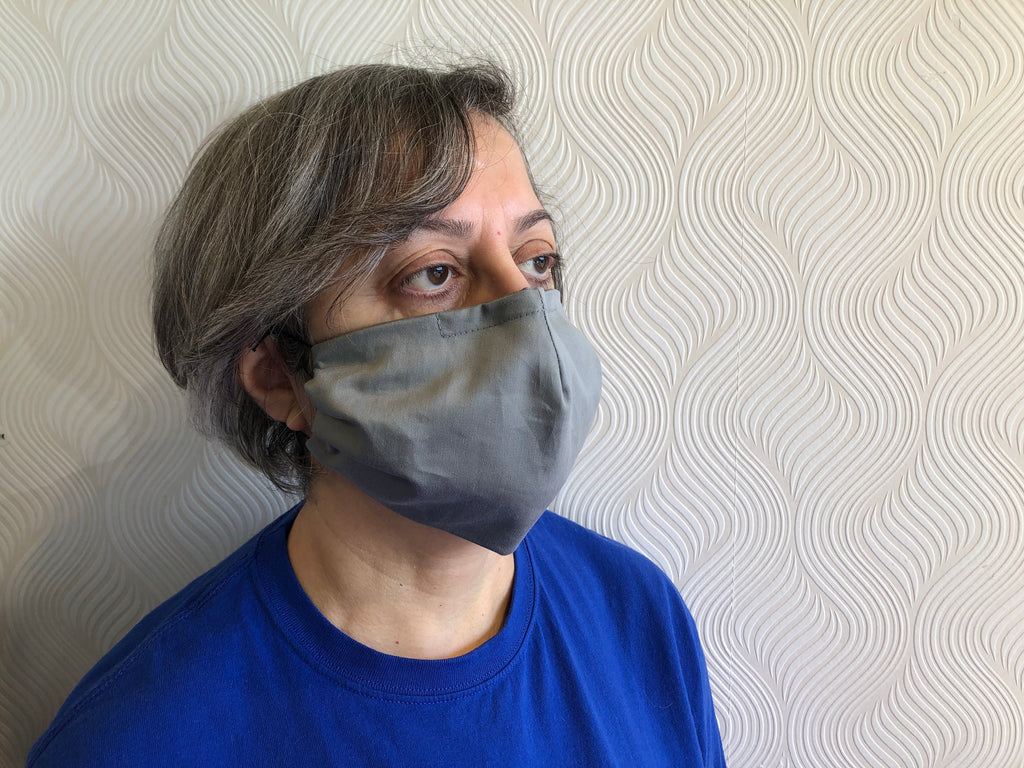 Organic Cotton Face Mask - Full Coverage - Dreamdesigns.ca